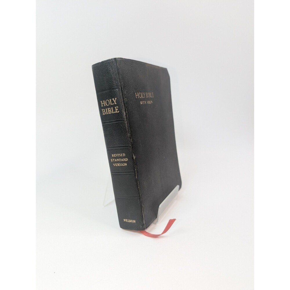Holy Bible With Helps Revised Standard Version RSV Thomas Nelson & Sons 1952 Vtg